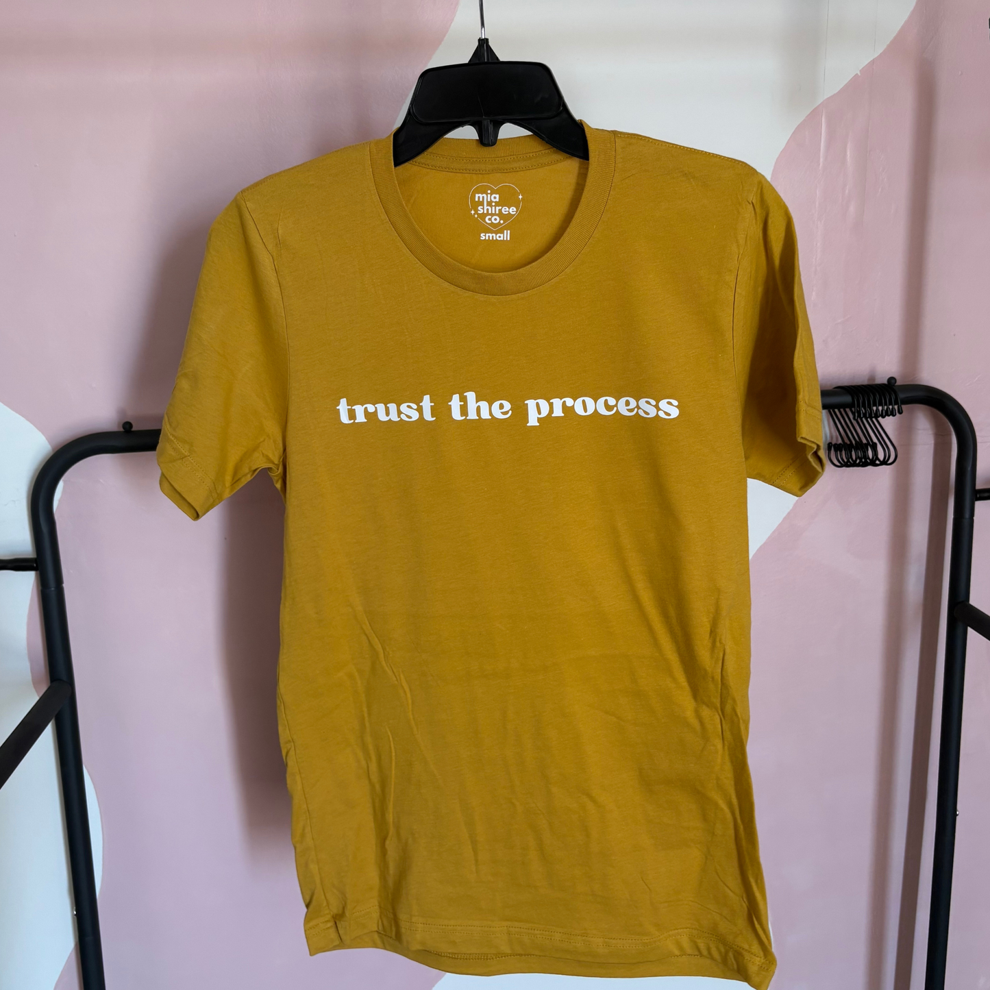 trust the process tee - golden yellow (preorder)