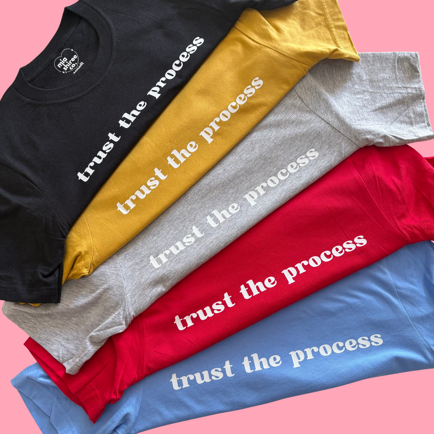 trust the process tee - black (preorder)