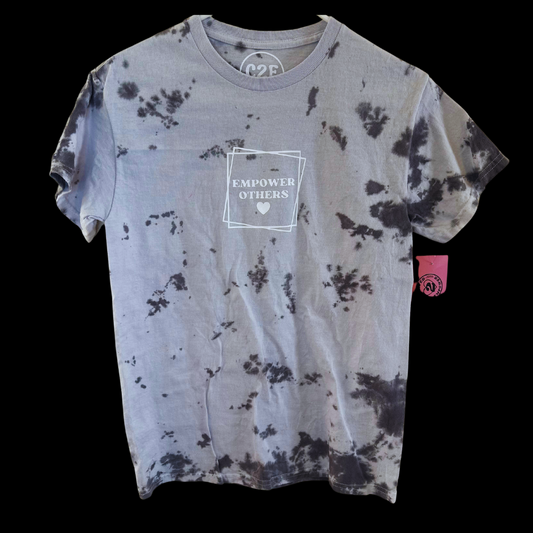 Empower Others Tie Dye Tee - Gray/Small