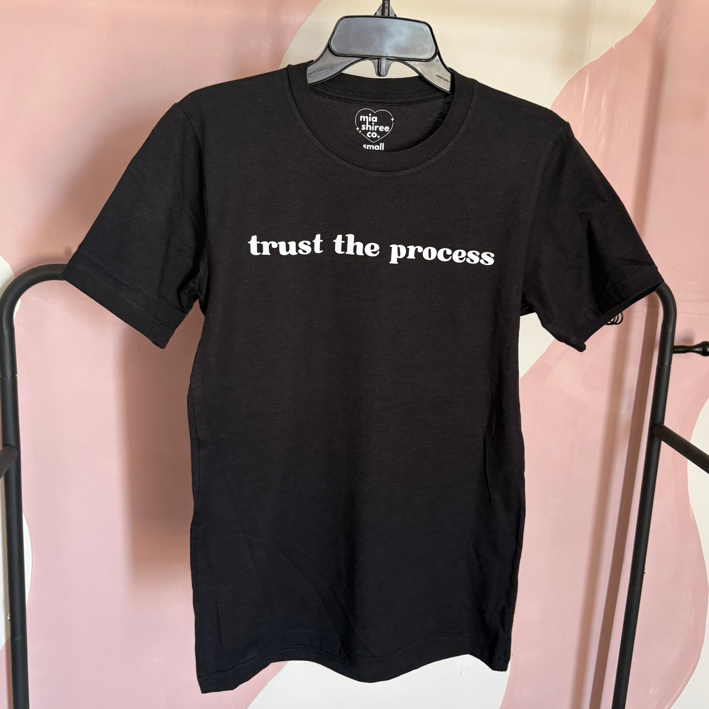 trust the process tee - black (preorder)