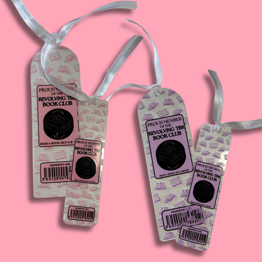 Revolving TBR Club Bookmark