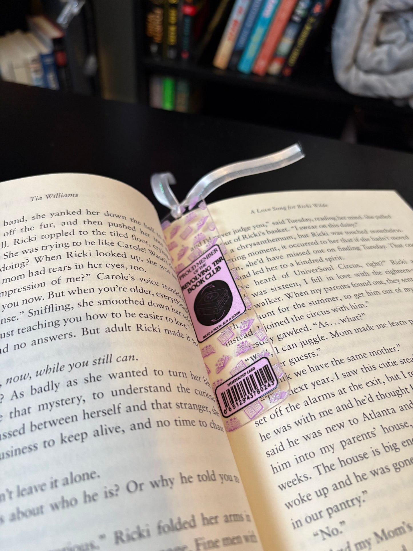 Revolving TBR Club Bookmark