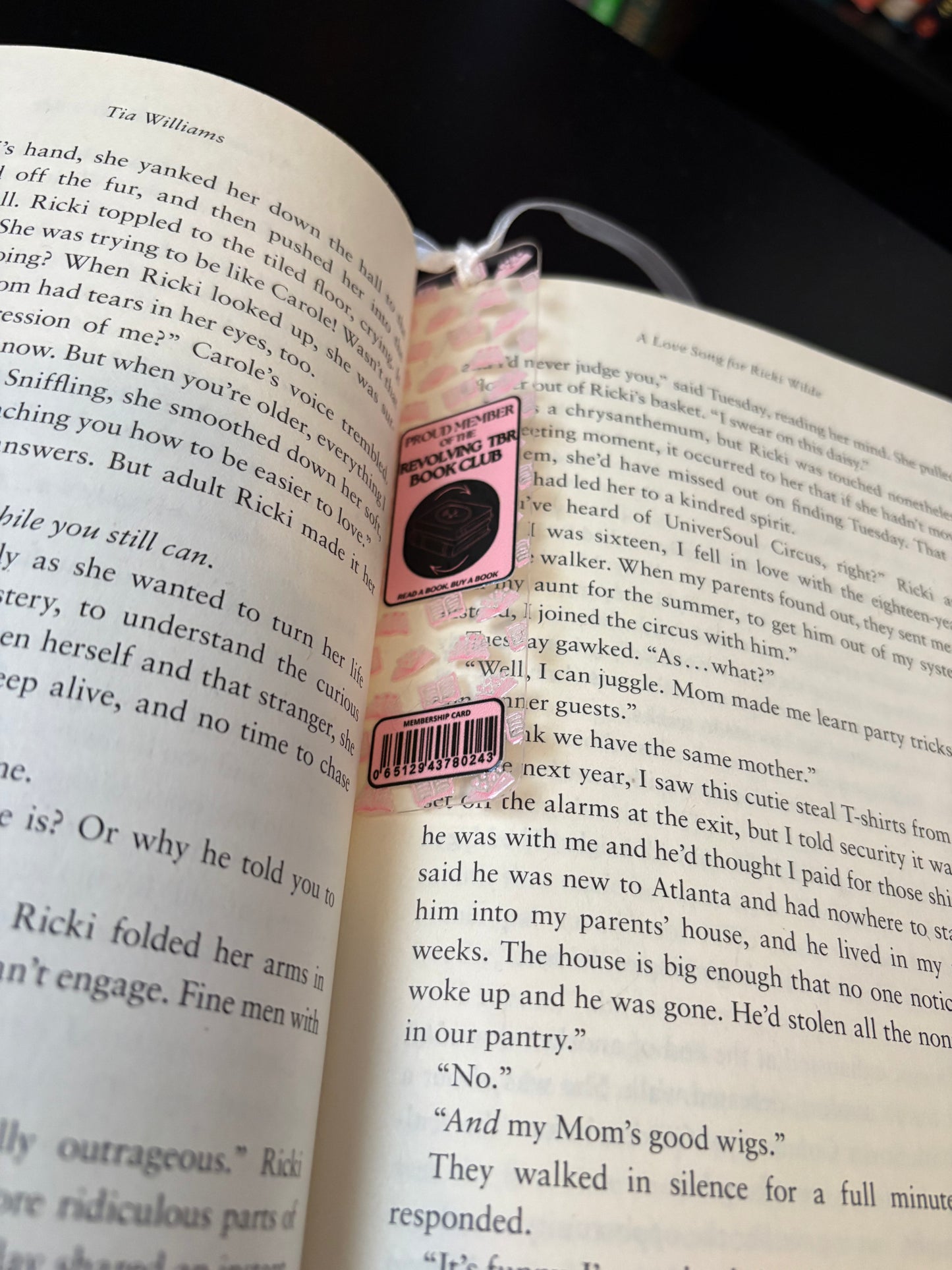 Revolving TBR Club Bookmark
